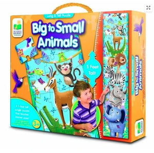 Big to Small Animals Puzzle 51 pieces