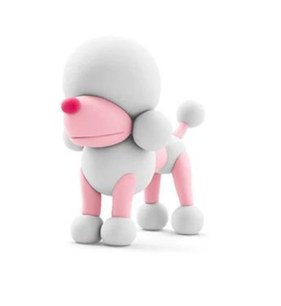 Hey Clay Poodle Poppy 3 cans