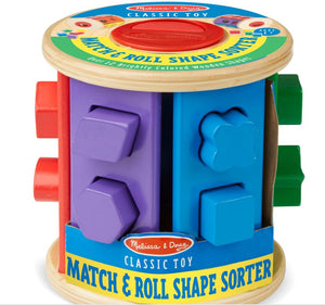 Match and Roll Shape Sorter