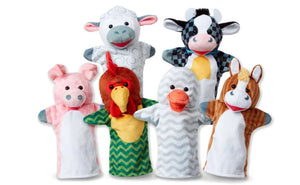Barn Buddies 6 pc Hand Puppets