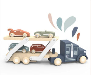 Speedy Monkey Wooden Car Transporter