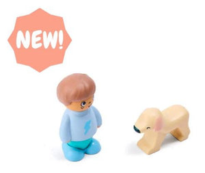 HapeLand Dog's New Friend Storybook Playset