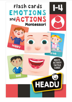 Montessori Flashcards Emotions and Actions