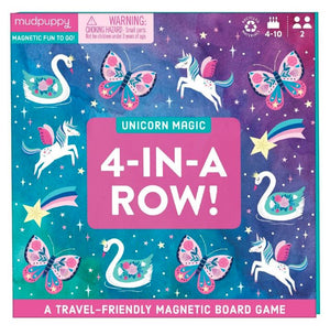Unicorn Magic 4 in a Row Magnetic Game