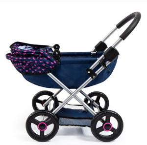 Cosy Dolls Pram Navy Seedling