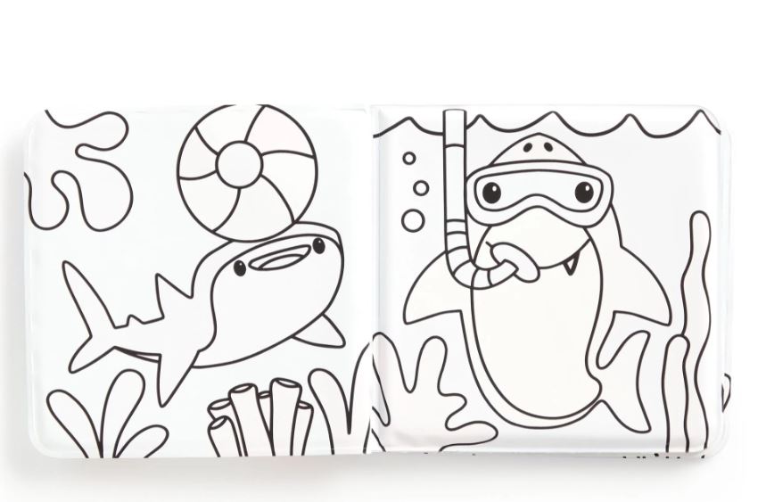 Shark Splash Colour Magic Bath Book