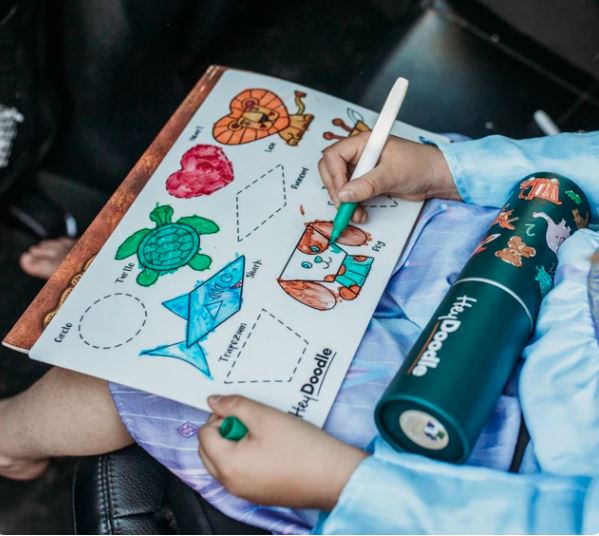 Hey Doodle Silicone Colouring Mat Shapeshifter