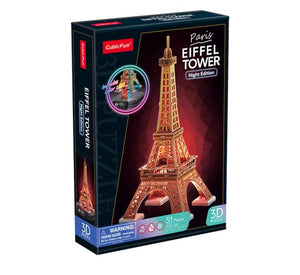 3D Puzzle Paris Eiffel Tower Night Edition
