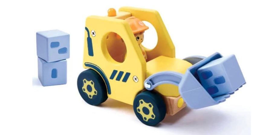 HapeLand Buzzing Bulldozer with Storybook