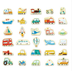 Hape Magnetic Vehicles 30pc