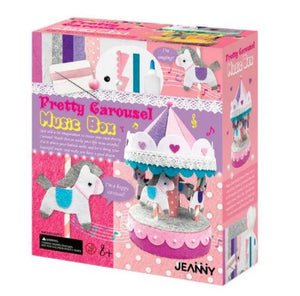 Jeanny Pretty Carousel Music Box