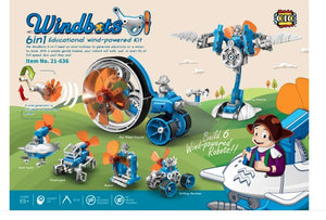 6 in 1 Windbot Educational wind-power kit
