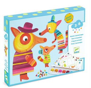 DJECO Fox Family Paint Kit