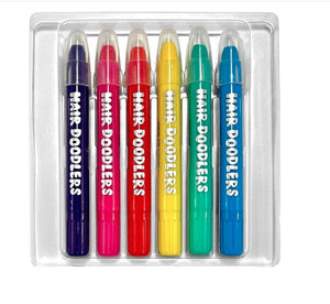 Hair Doodles Hair Crayons set of 6