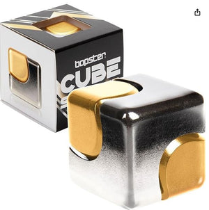 Cube Spinner Silver Gold - Bopster