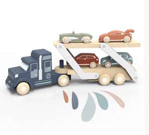 Speedy Monkey Wooden Car Transporter