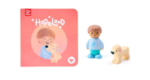 HapeLand Dog's New Friend Storybook Playset