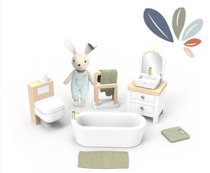 Doll House Bathroom + 1 Character Speedy Monkey