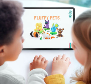 Hey Clay Fluffly Pets - cats dog bunny mouse guinea pig 15 cans