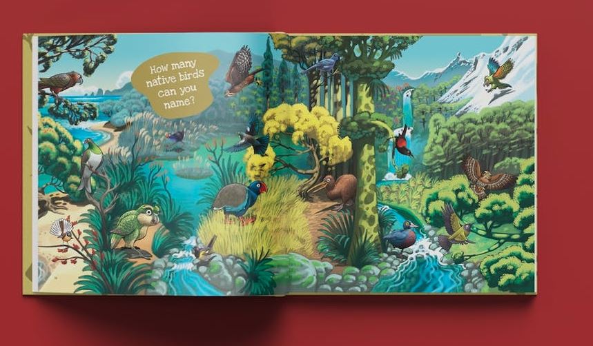 Squawk Forest Birds of Aotearoa Book Hardback