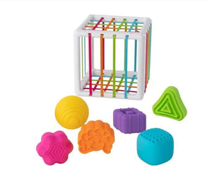 Inny Bin Playing with shapes  Fat Brain Toys