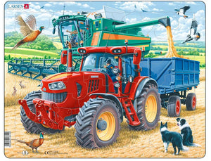 Tractor & Combine Harvester Puzzle Larsden Range