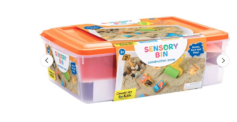 Sensory Bin Construction Zone