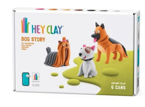 Hey Clay -  Dogs Story - Shepherd Bull Terrier Yorkie 6 Cans