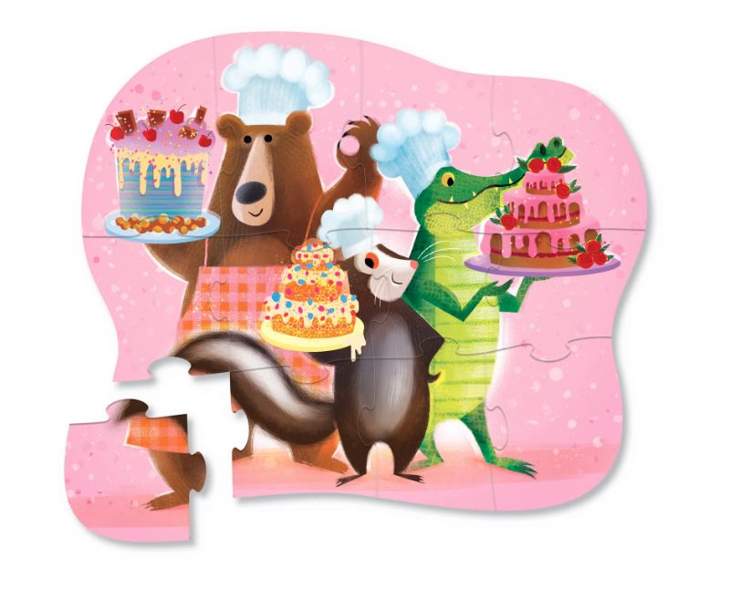 Jigsaw 12 pc Sweet Treats Crocodile Creek