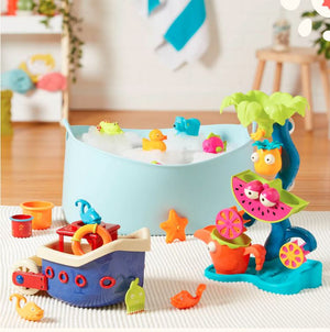 Tropical Waterfall Water Wheel Play Set