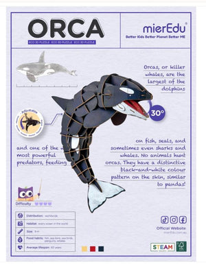3D Puzzle Orca Mier Edu