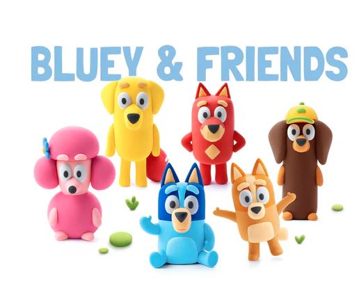 Hey Clay Bluey & Friends 15 cans