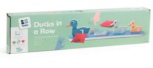 Ducks in a Row - Toss the Bags and Flip the Ducks Wooden Game