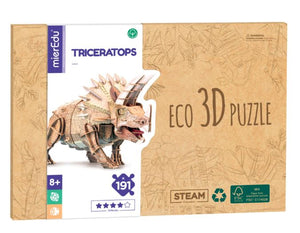 3D Triceratops Puzzle Adjustable