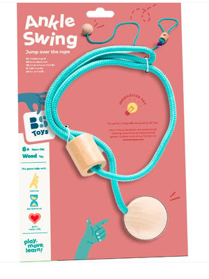 Ankle Swing Wooden Jump over the Rope