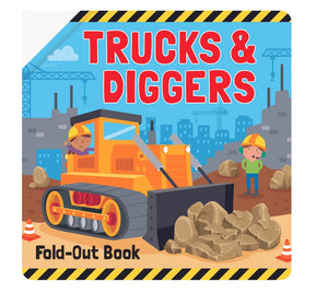 Trucks/Diggers Giant Fold out Book