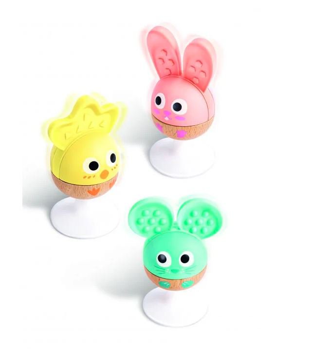 Hape Cheery Critter Rattle Trio