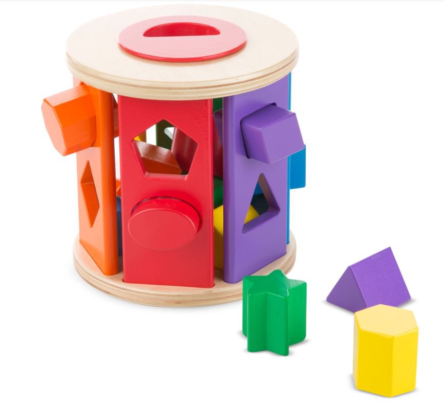 Match and Roll Shape Sorter