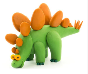 Hey Clay Dino 6 cans Stegosaurus Pachycephalosaurus Brachiosaurus