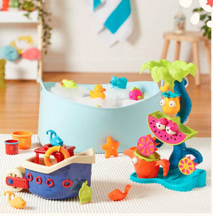 Tropical Waterfall Water Wheel Play Set