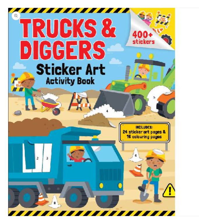 Trucks & Diggers Sticker Art