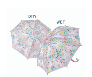 Umbrella Colour Change Rainbow Unicorn