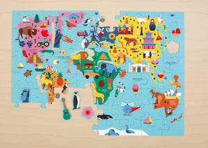 Map of the World Puzzle 78 pieces
