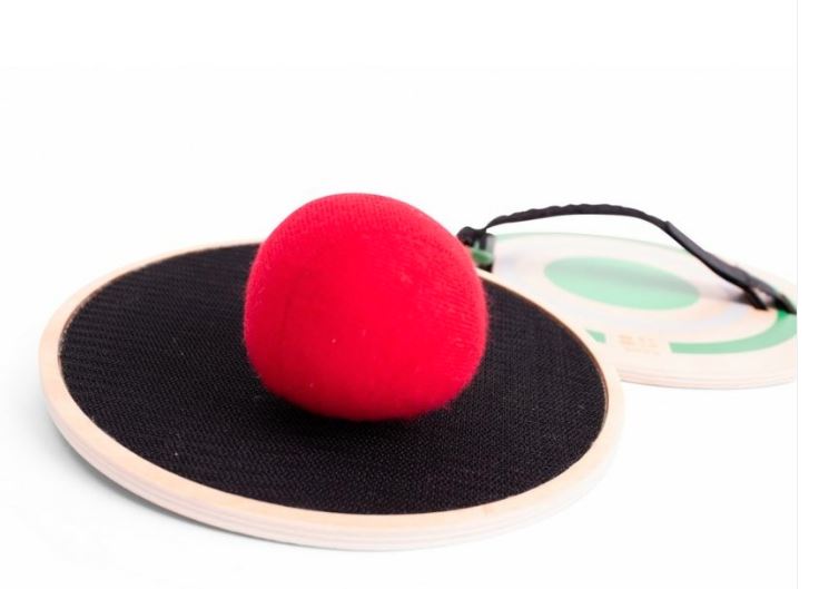 Catch Game Velcro Rackets with a Soft Ball
