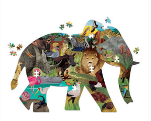 African Safari Shaped Puzzle 300 pieces