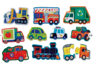 Let's Begin Puzzle - Vehicles