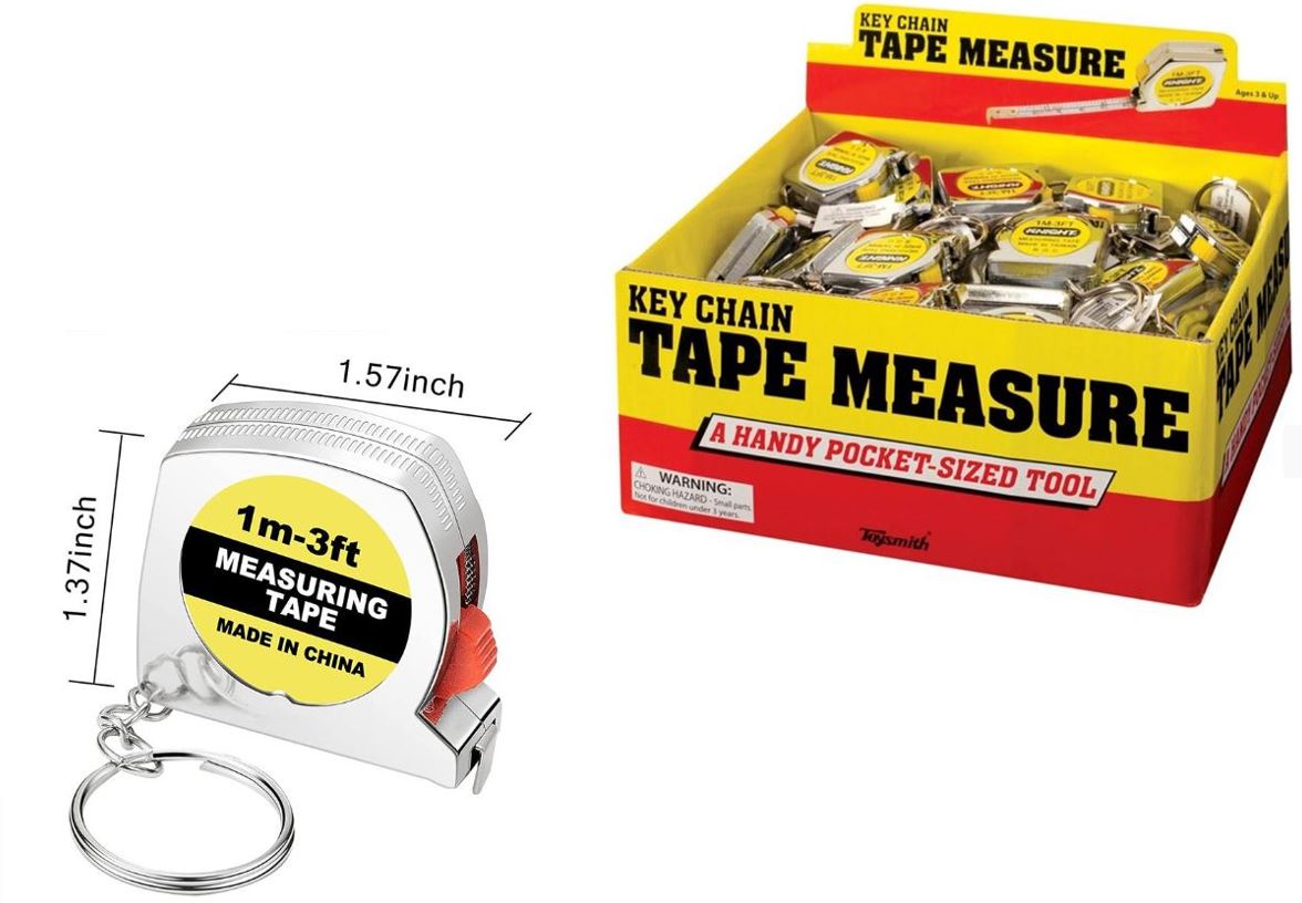 Key Chain Measurements Key Chain Tape Measure - PAUA