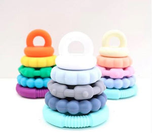 Rainbow Stacker Teether - Ocean