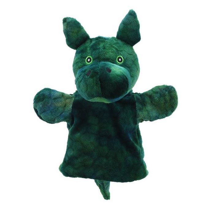 Eco Puppet Green Dragon