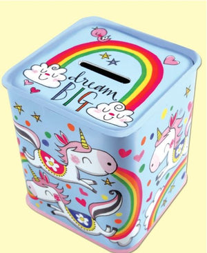 Dream Big Unicorn Money Box
